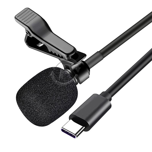 Unidirectional Lavalier Condenser MIC w/ Type-C Connector