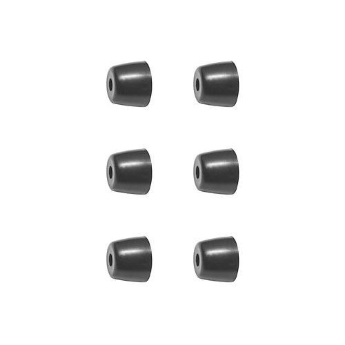 JVC Memory Foam Replacement Marshmallow Earpiece (Black, Medium, 3 Pairs)